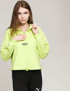 Puma TFS Half Zip Crew limetková L