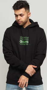 Queens Matrix Hoodie černá S