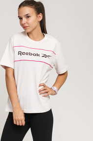 Reebok Classic F Linear Tee světle růžové L