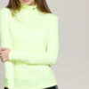 Reebok Classics Turtle Neck LS neon žlutozelené L