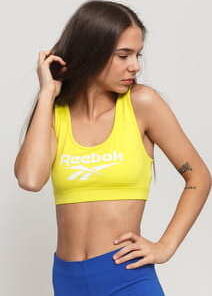 Reebok Classics Vector Bralette žlutozelený M