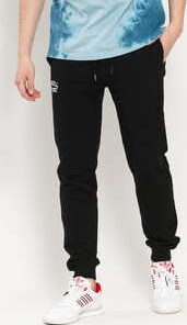 RUSSELL ATHLETIC Arch Logo Cuffed Leg Sweatpants černé M