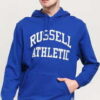 RUSSELL ATHLETIC Arch Logo Hoody modrá L