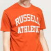 RUSSELL ATHLETIC Arch Logo T-Shirt tmavě oranžové XL