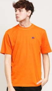 RUSSELL ATHLETIC Baseliner T-Shirt oranžové XL