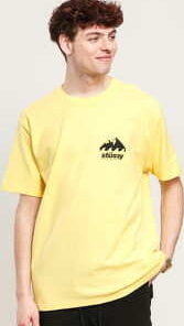 Stüssy Coastline Tee žluté S