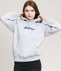 Stüssy Stussy Sport Hood melange šedá L