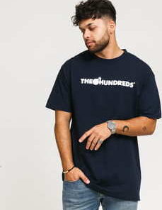 The Hundreds Forever Bar Logo T-Shirt navy XL