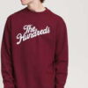 The Hundreds Forever Slant Logo Crewneck vínová XL