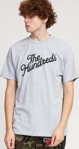 The Hundreds Forever Slant Logo T-Shirt melange šedé S