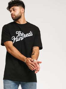 The Hundreds Forever Slant Logo T-Shirt černé L