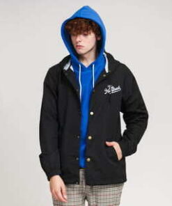 The Hundreds Slant Logo Hooded Coach's Jacket černá XL