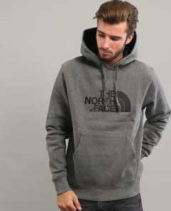 The North Face M Drew Peak Pull Hoody melange tmavě šedá XL