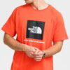 The North Face M Rag Red Box Tee tmavě oranžové L