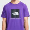 The North Face M Rag Red Box Tee fialové L