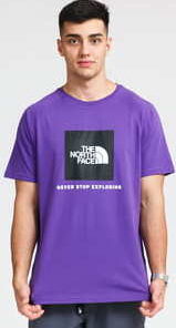 The North Face M Rag Red Box Tee fialové L