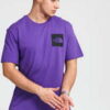 The North Face M S/S Fine Tee fialové M