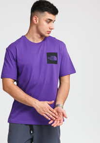 The North Face M S/S Fine Tee fialové M