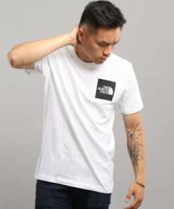 The North Face  S/S Fine Tee bílé