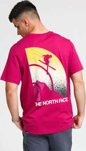 The North Face M Snow Maven Tee fialové M