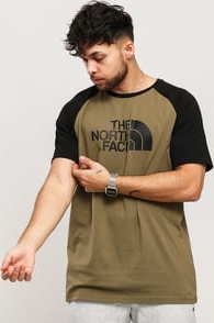 The North Face M SS Raglan Easy Tee olivové / černé S