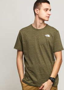 The North Face M SS Red Box Tee olivové / černé S