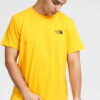 The North Face M SS Simple Dome Tee žluté XXL