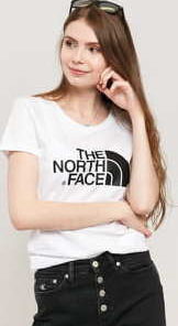 The North Face W Easy Tee bílé XL