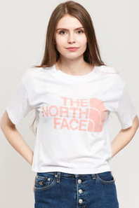 The North Face W S/S HD Crop Tee bílé L