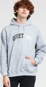 The Quiet Life Arch Hoodie melange šedá XL