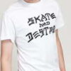 Thrasher Skate And Destroy Tee bílé M