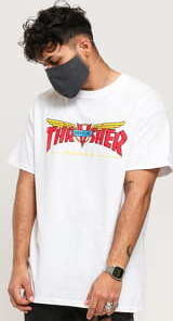 Thrasher Venture Collab Tee bílé L