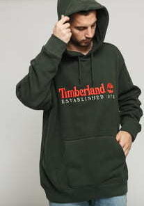 Timberland O-A Hoodie tmavě olivová S