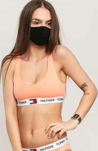 Tommy Hilfiger Bralette světle oranžové L