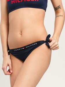 Tommy Hilfiger Cheeky Side Tie Bikini - Slip navy M