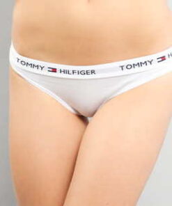 Tommy Hilfiger Cotton Bikini - lip Iconic C/O bílé