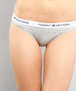 Tommy Hilfiger Cotton Bikini - lip Iconic C/O melange šedé