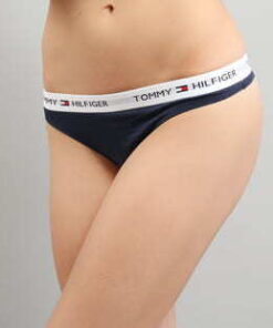 Tommy Hilfiger Cotton Thong Iconic C/O navy