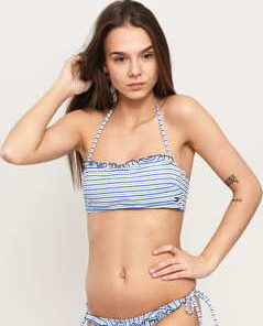 Tommy Hilfiger Structured Bandeau bílé / modré M