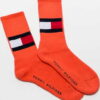 Tommy Hilfiger TH Jeans Flag Socks oranžové EUR 35-38