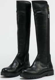 TOMMY JEANS Double Detail Long Boot black EUR 41