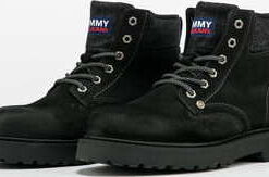 TOMMY JEANS Lace Up Mens Tommy Jeans Boot black EUR 44
