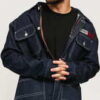 TOMMY JEANS M Oversized Workwear Denim Jacket work dk bl rig M