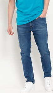 TOMMY JEANS M Rey Relaxed Tapered save mid bl str 36/34