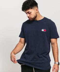 TOMMY JEANS M Tommy Badge Tee navy S