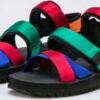 TOMMY JEANS TJ Logo Strap Sandal black / green quartz EUR 44