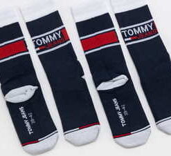 TOMMY JEANS TMJ 2Pack Sock navy / bílé / červené