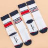 TOMMY JEANS TMJ 2Pack Sock bílé / navy / červené