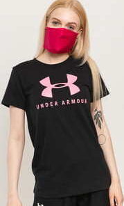 Under Armour Graphic Sportstyle Classic Crew černé / růžové XS