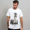 Urban Classics 2Pac Prayer Tee bílé